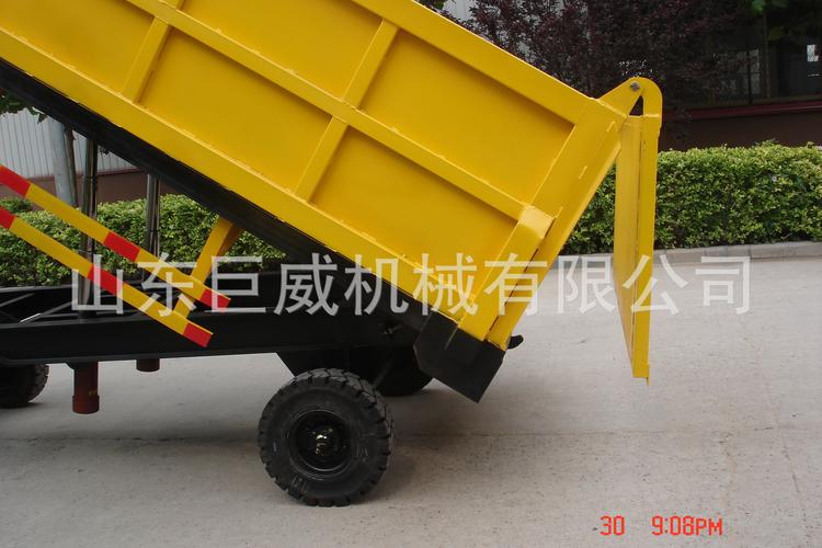 供应实心轮胎拖车 可自卸 汽车拖车